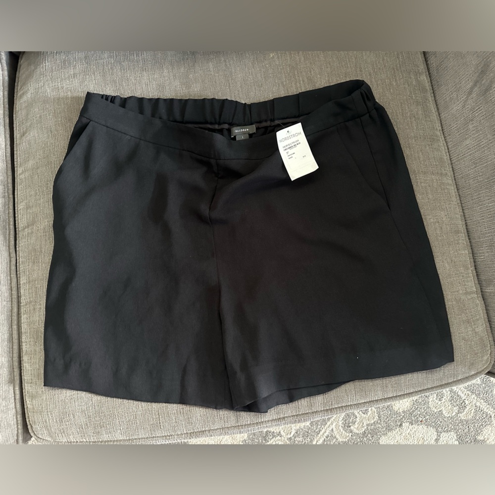 Nordstrom High Waist Black Shorts